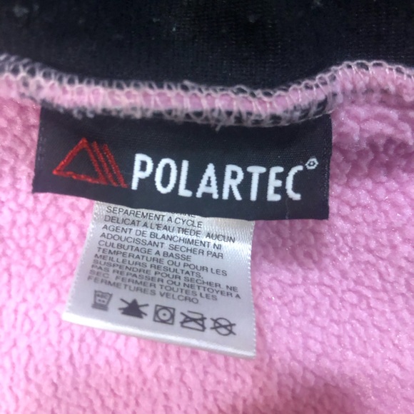 The North Face pink and gray Polartec fleece jacket, Youth/Junior Medium - Picture 6 of 7